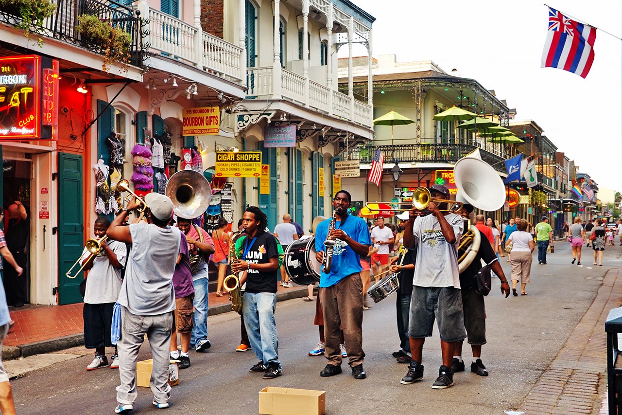 Jazz it up on the New Orleans summer streets