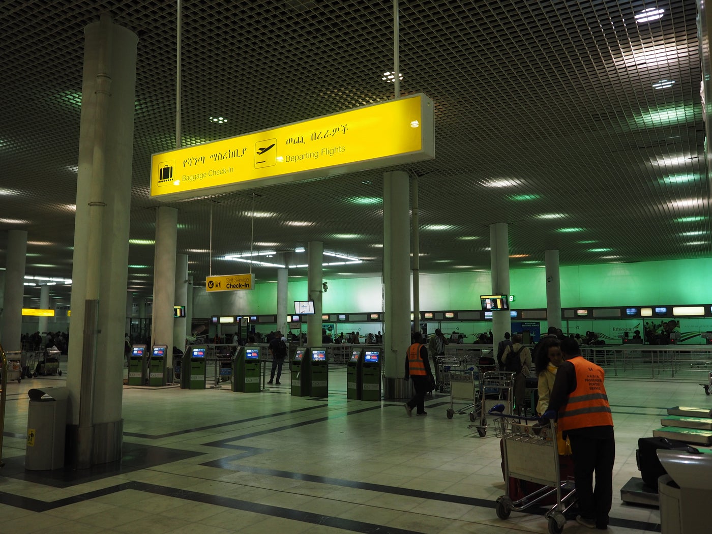 ethiopian airlines check in baggage