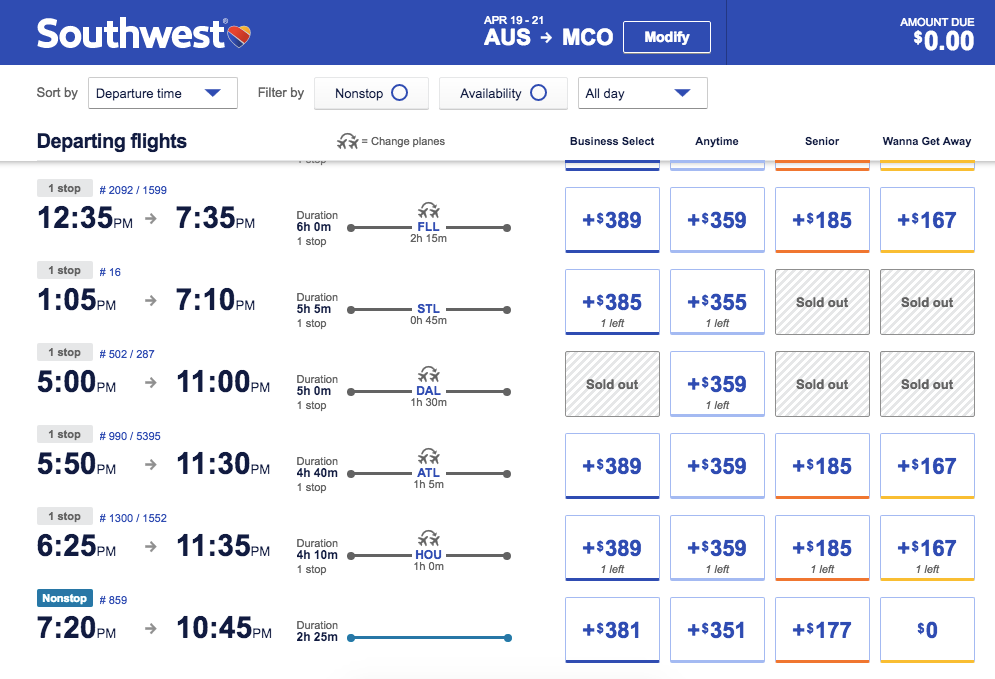 southwest airlines weight limits