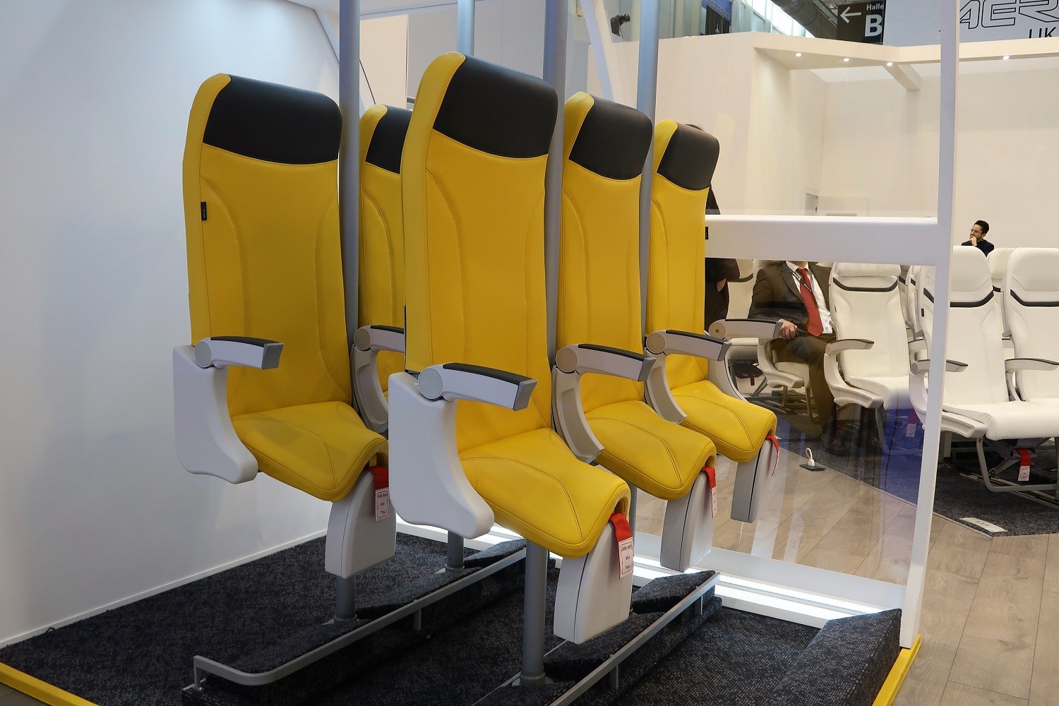 Skyrider Standing Airplane Seats Could Make Flights Cheaper