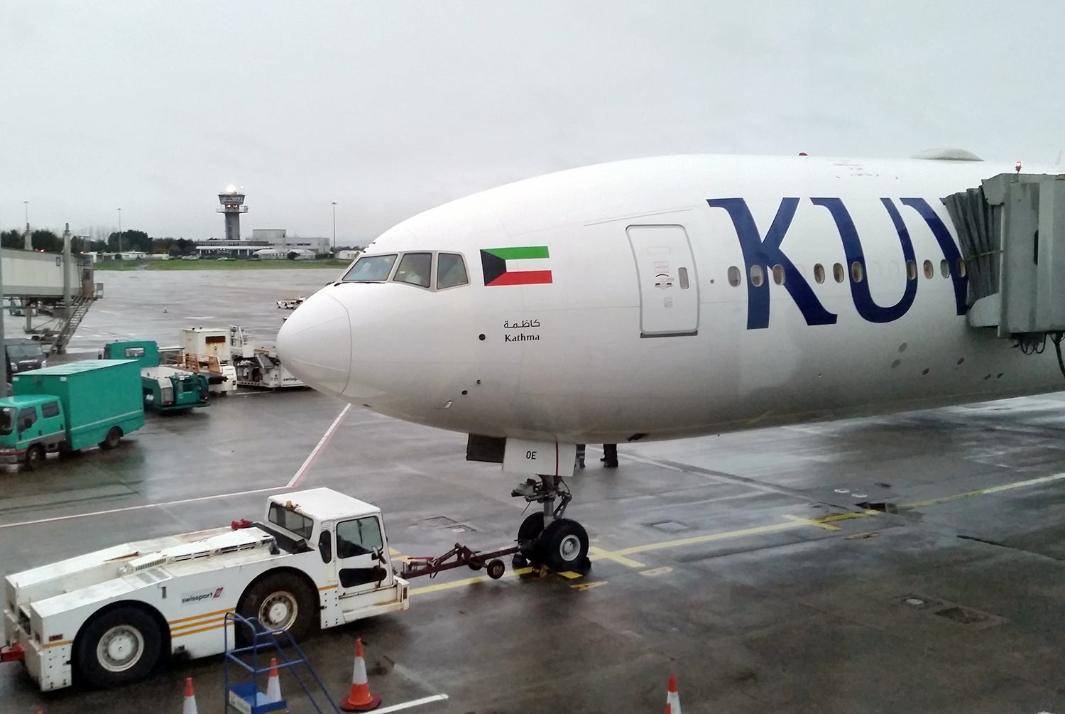 Kuwait Airways 777-300ER Shannon airport