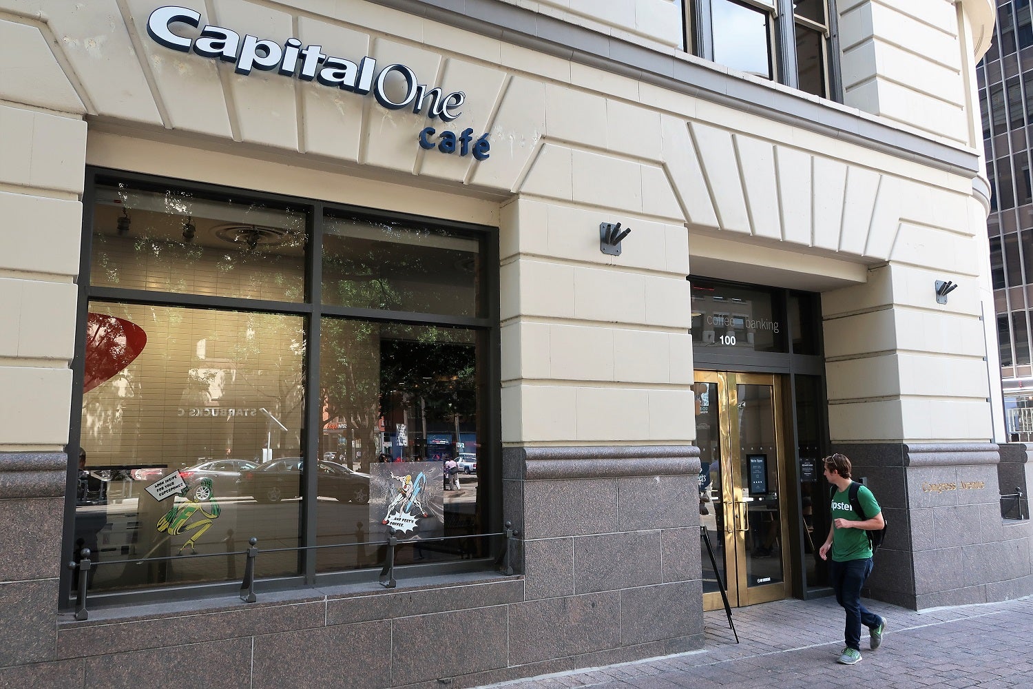 Capital One Cafe outside