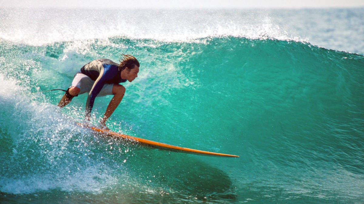 Surfing in the Mediterranean Sea