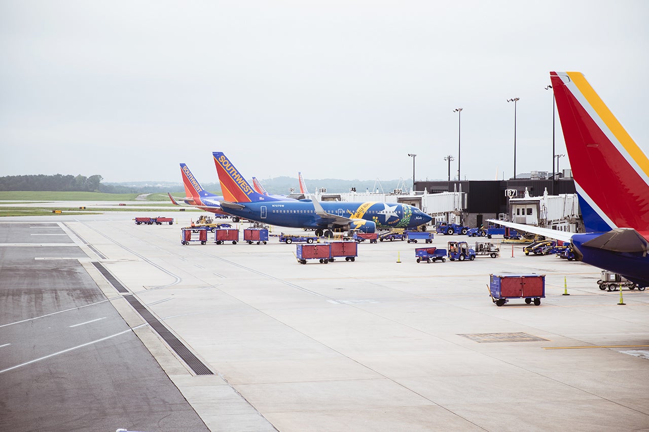 southwest airlines checked baggage restrictions