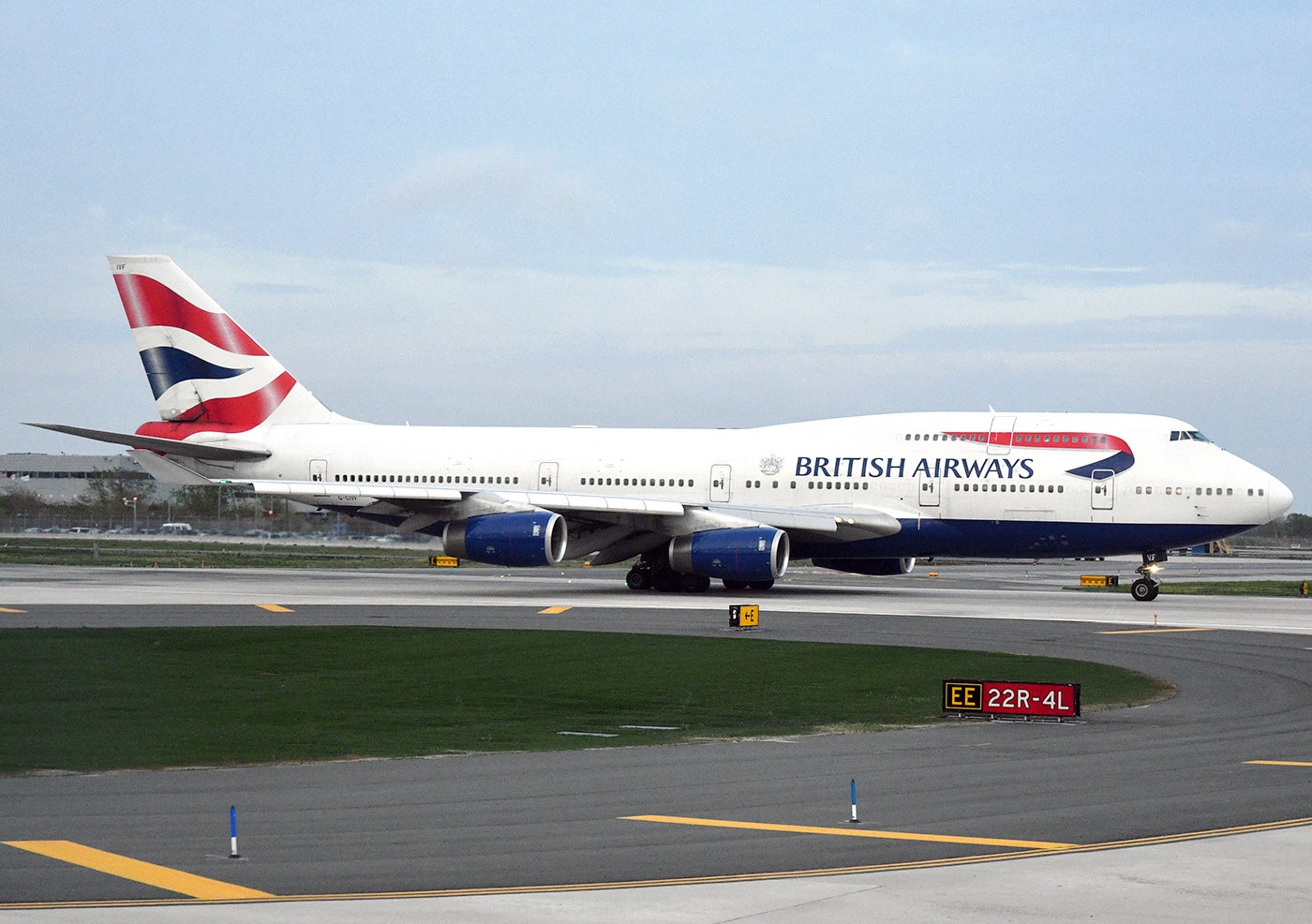 British Airways 747-400 at JFK