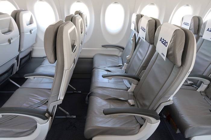 A Look Inside the First Airbus A220-300