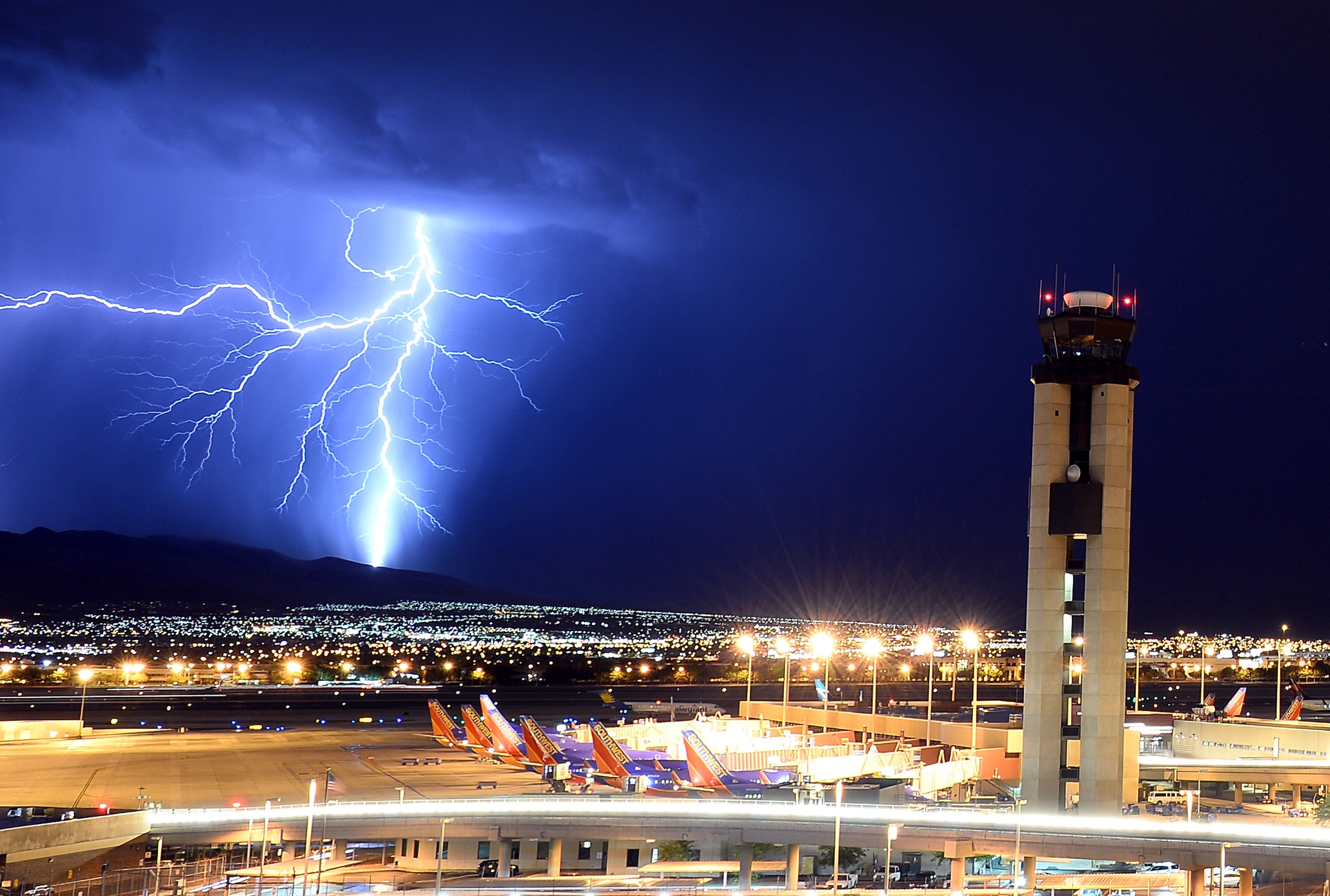 Thunderstorms Sweep Through Las Vegas