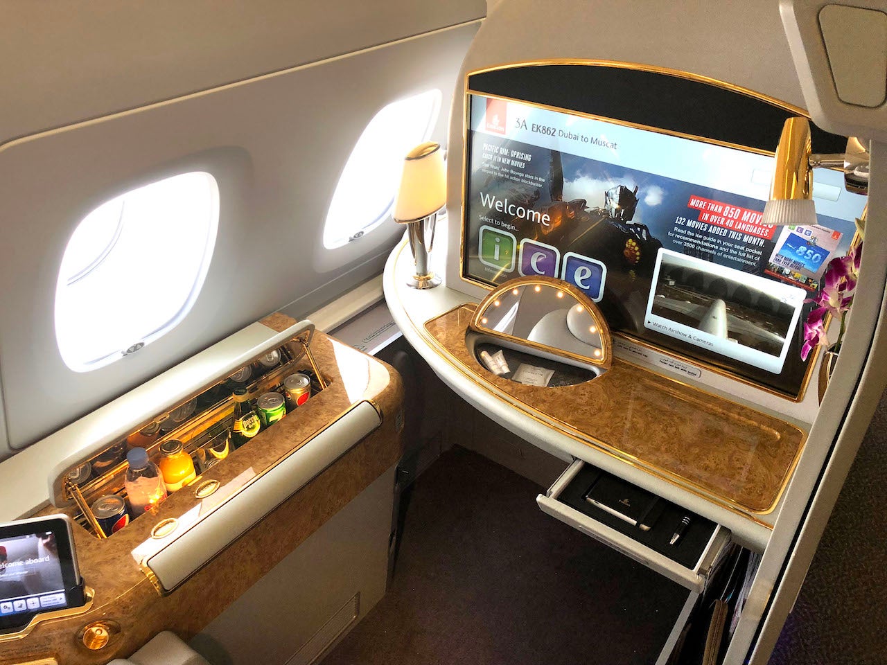 emirates first class travel