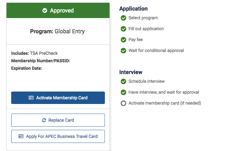 How To Update A Global Entry Account With Login Gov The Points Guy   Manage Global Entry  