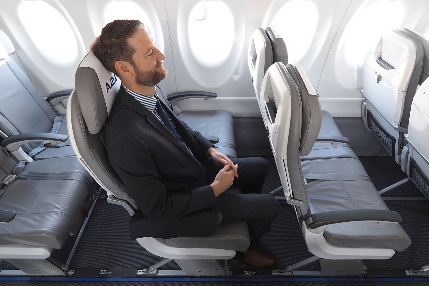 Comparing Economy Seat Pitch on the New Airbus A220-300