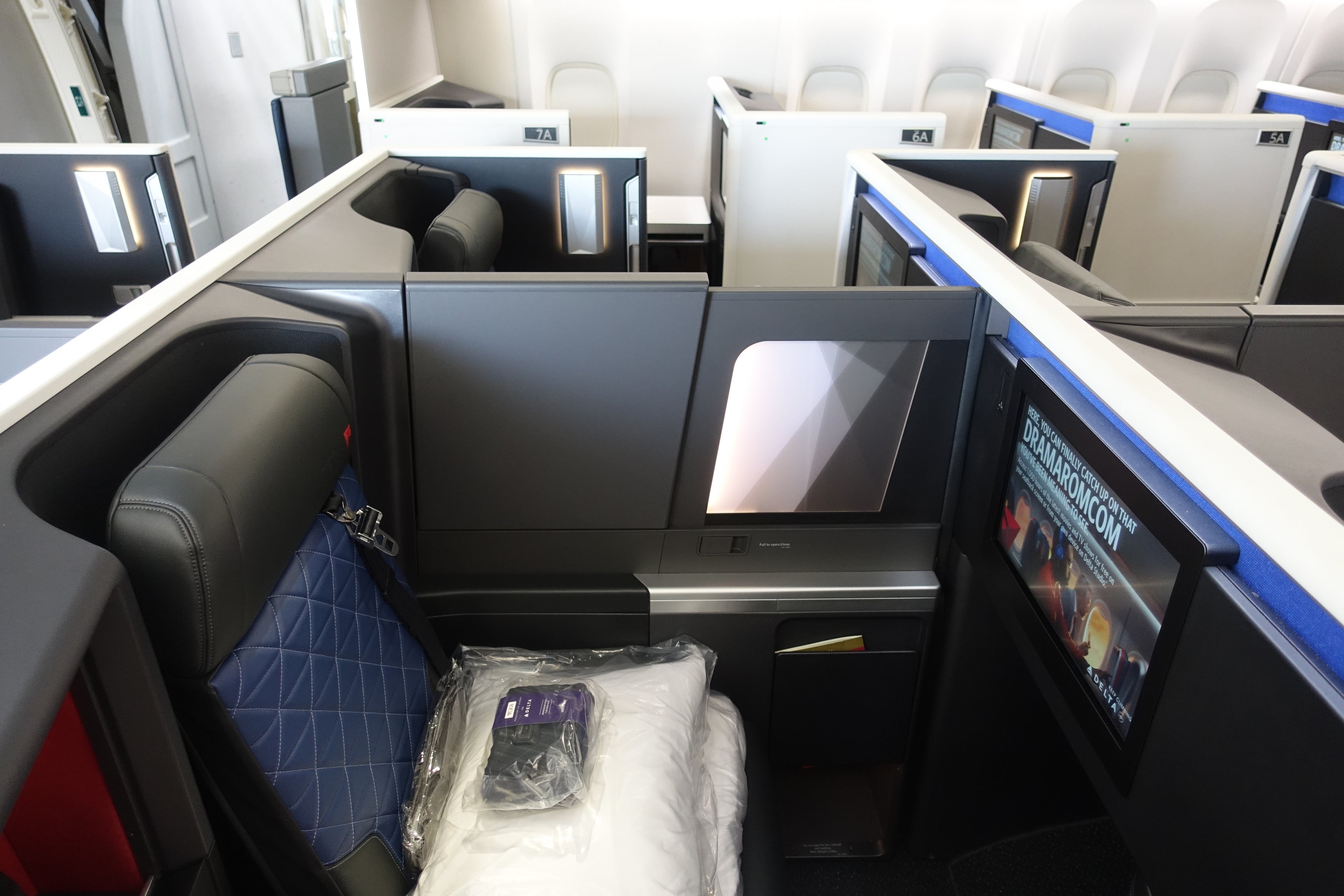 delta seat map business class