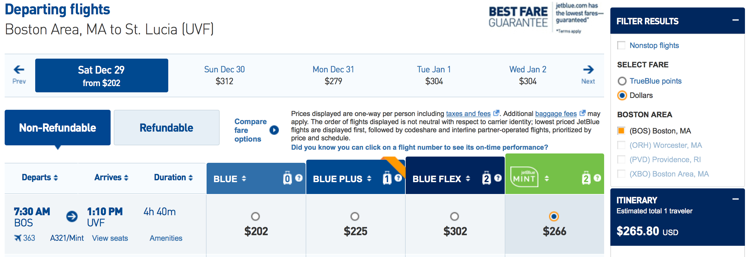 Deal Alert JetBlue Mint Flights For Less Than Economy The Points Guy deal-alert-jetblue-mint-flights-for-less-than-economy-the-points-guy