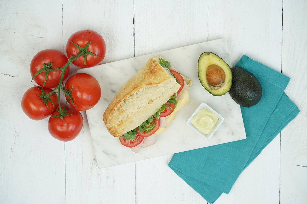 Turkey Artichoke Baguette