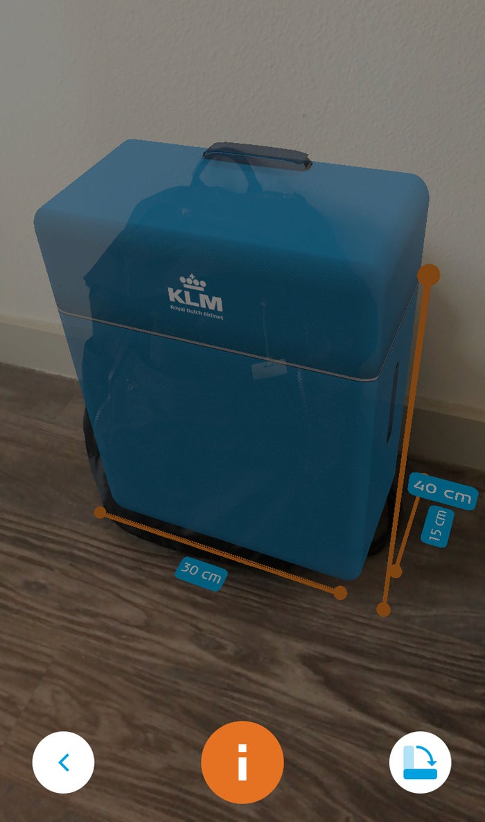 klm ski baggage