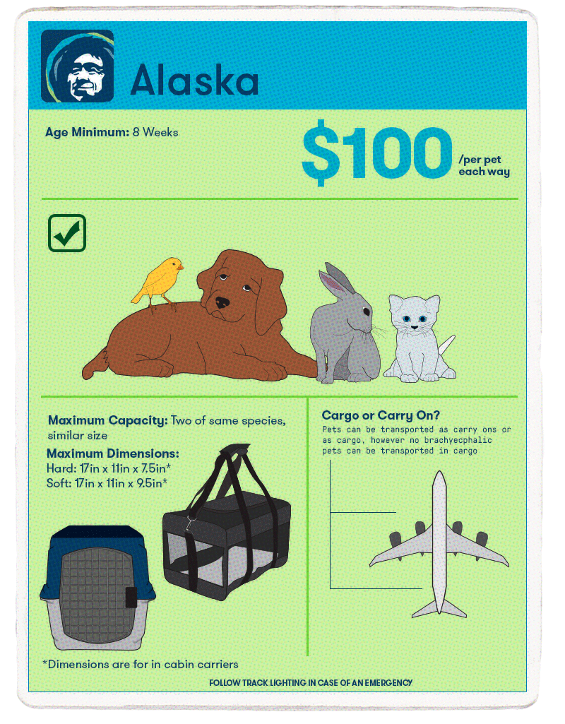 alaska air pet travel policy