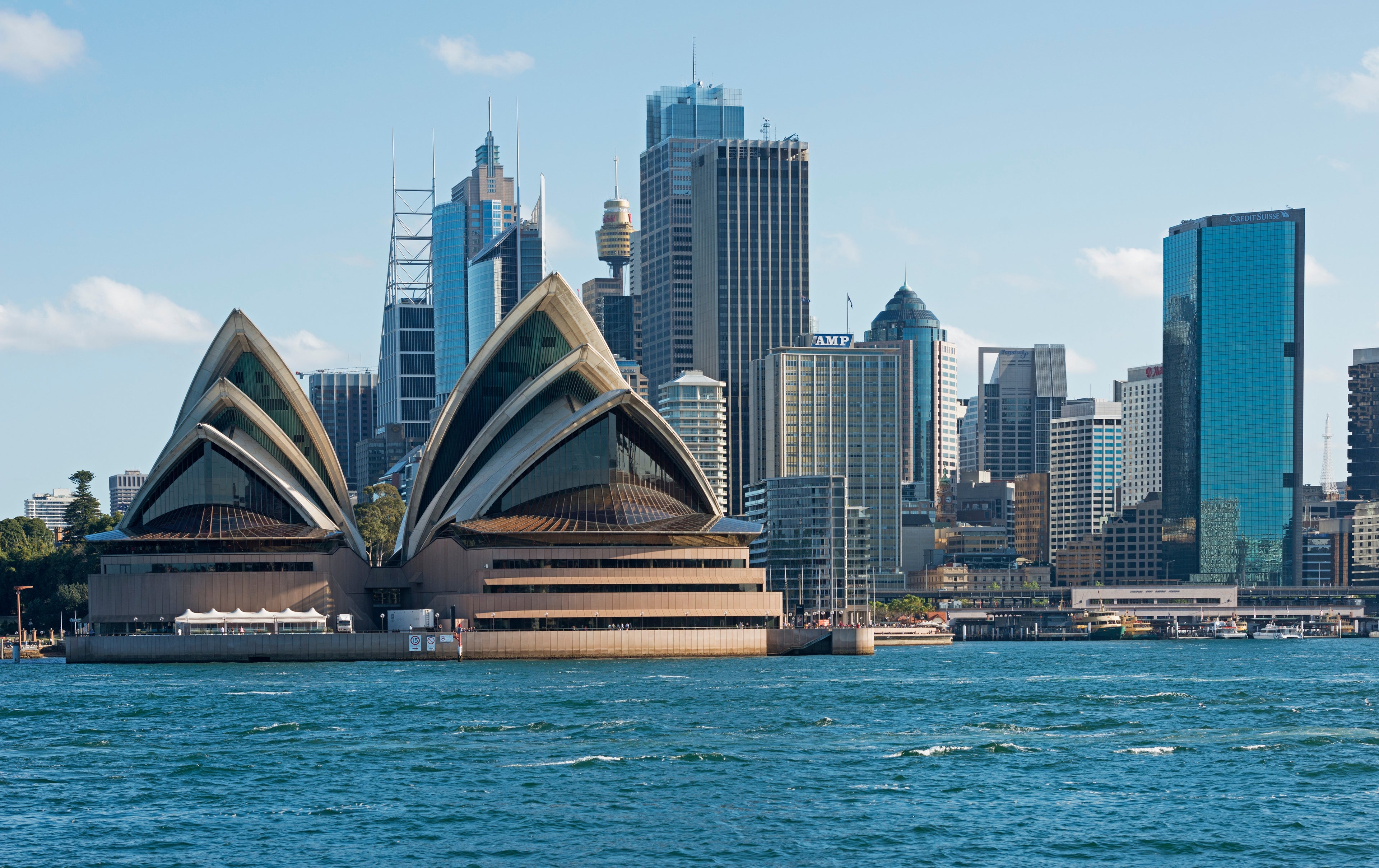 Sydney Opera House and waterfront, Sydney, Australia