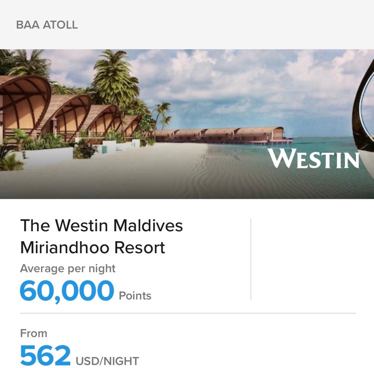 Act Quickly More Ways to Use Marriott Rewards Points in the Maldives