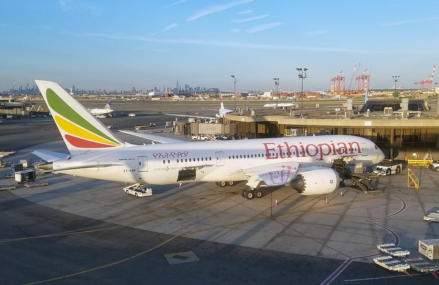 Ethiopian Airlines 787-8 Newark