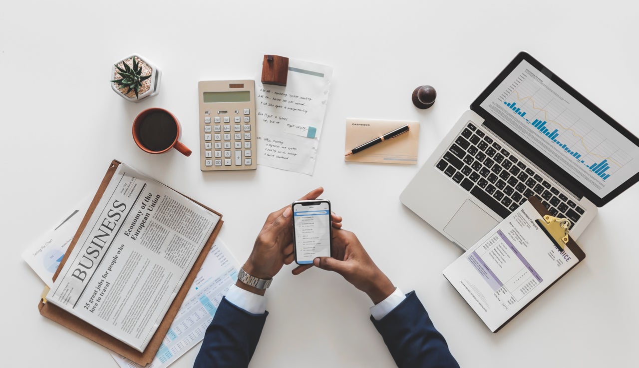 @rawpixel-aerial desk business items-unsplash