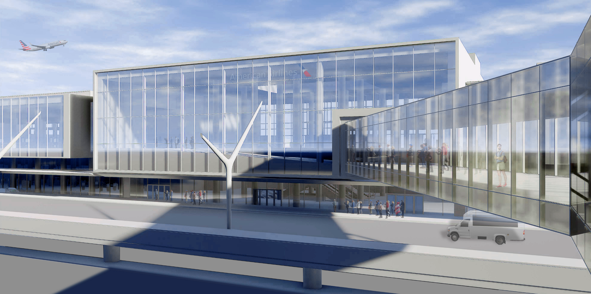 American Airlines LAX renovation rendering