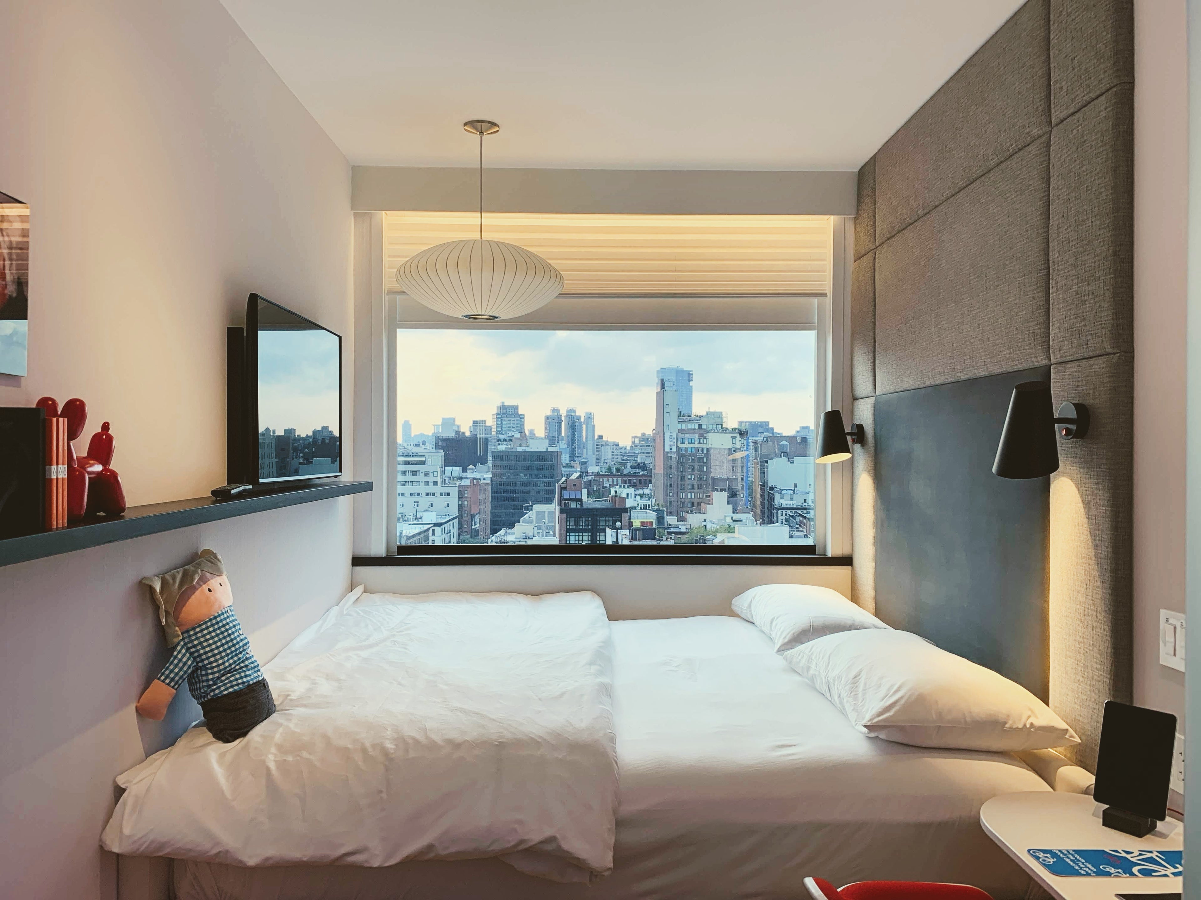 CitizenM Bowery New York Modular Hotel Room and NYC View