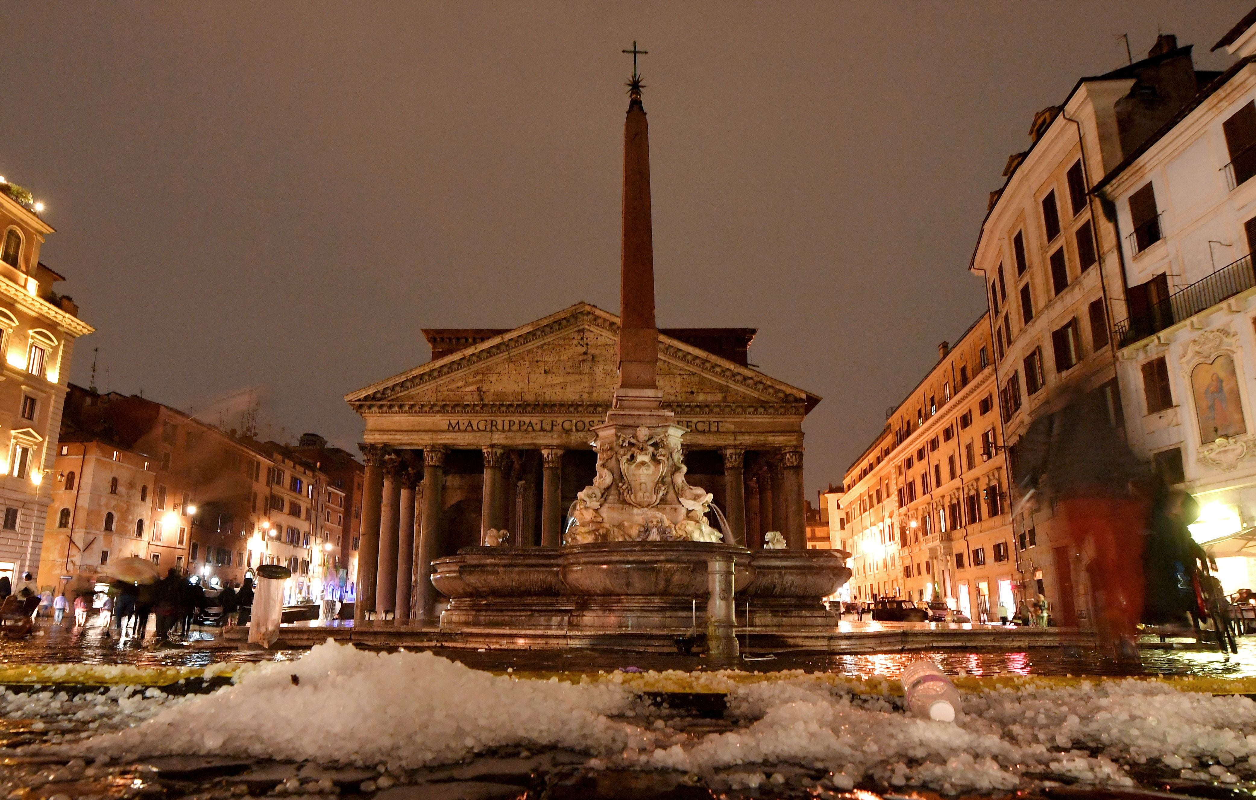 A Freak Hail Storm Just Turned Rome’s Streets Into Ice Rivers - The ...