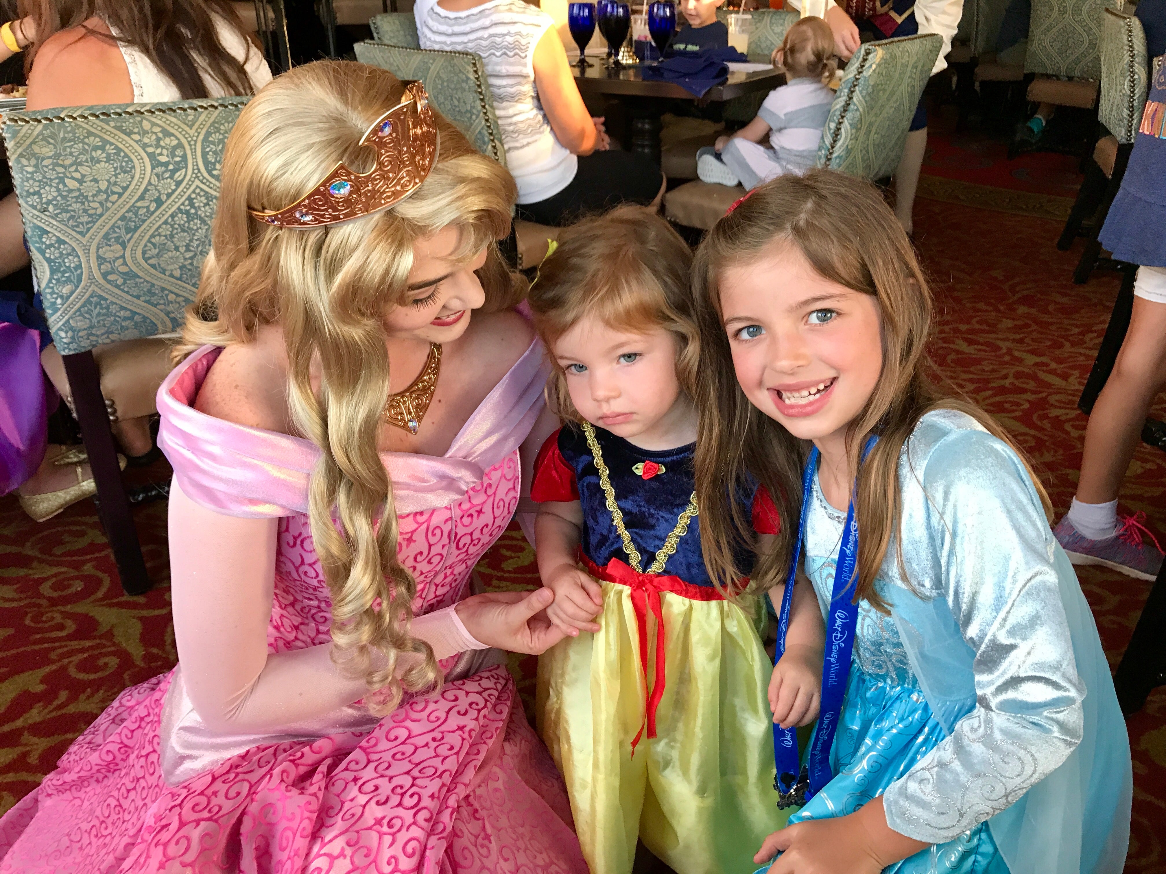 Time with princesses inside the castle