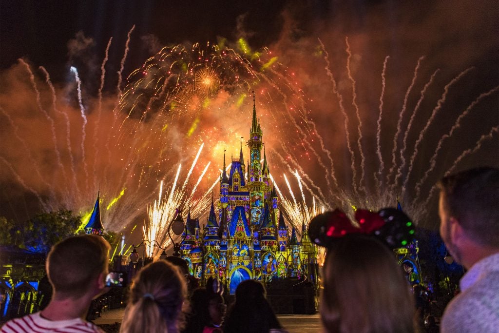 Disney Magic Kingdom fireworks