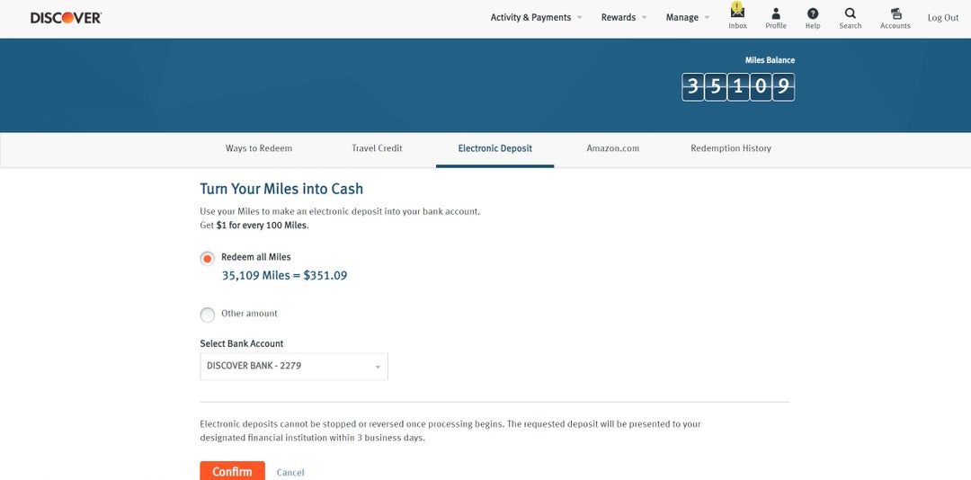 How to redeem Discover it Miles, stepbystep The Points Guy