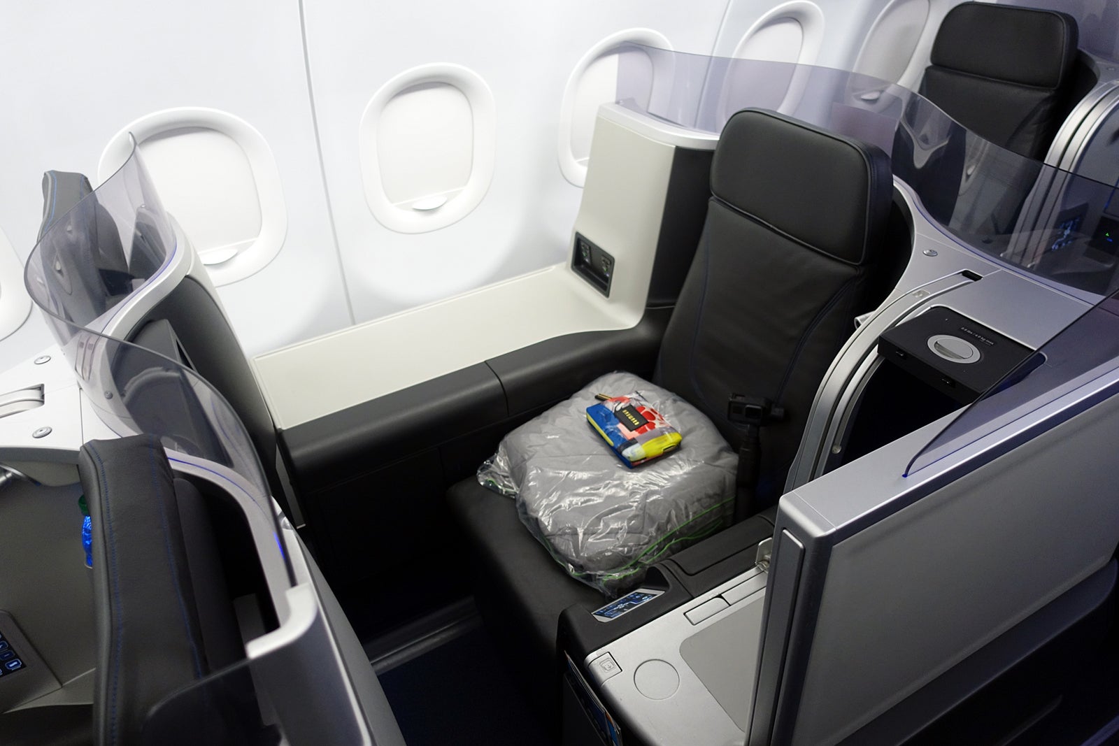 JetBlue Mint throne seat