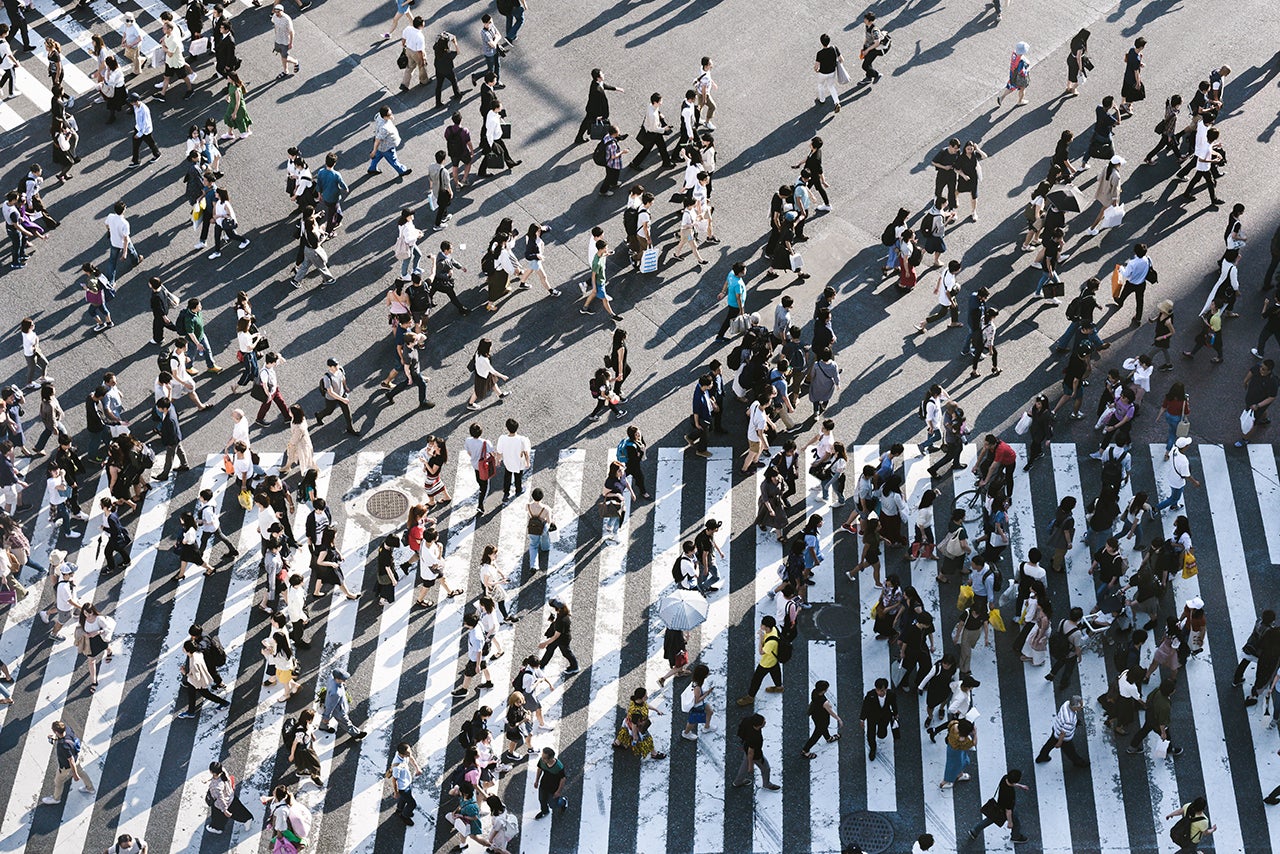 Shibuya Crossing Intersection Japan