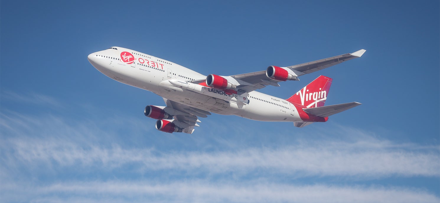 Virgin Orbit LauncherOne Boeing 747