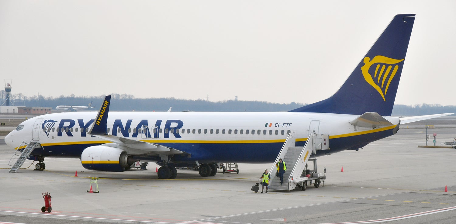 Ryanair 737-800 Milan MXP