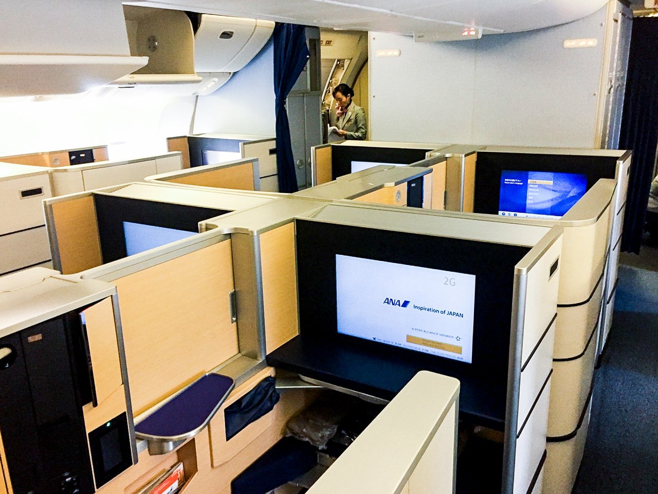 ANA first class on a Boeing 777