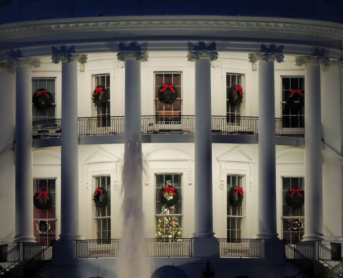 visit the white house at christmas