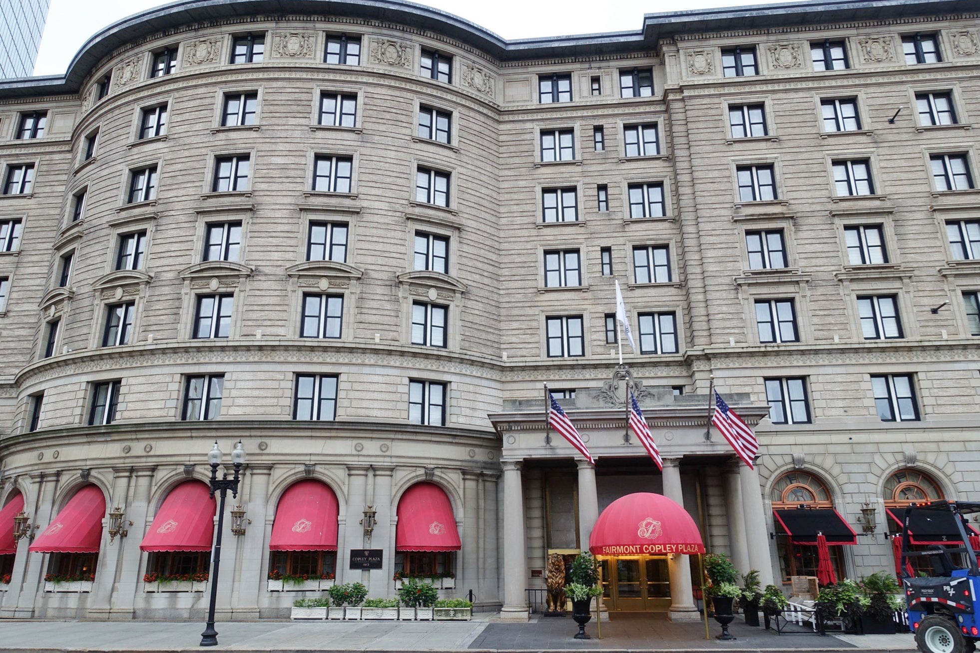 Fairmont Copley Plaza, 138 Saint James Avenue Boston MA, A Luxurious Hotel  Located in Copley Square