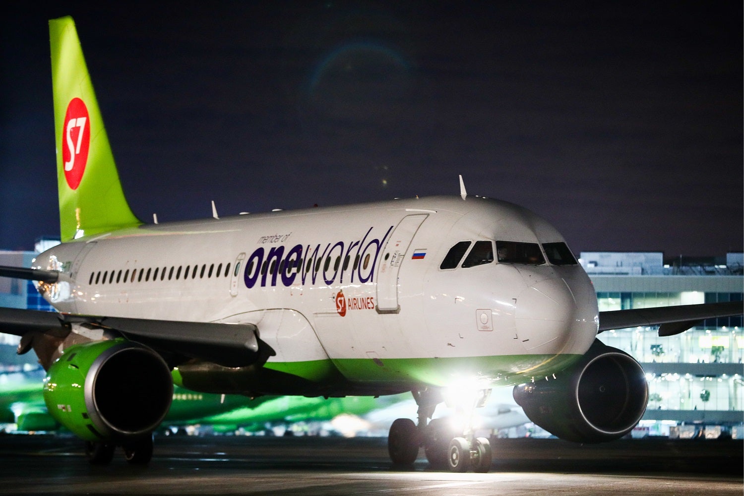 Passenger planes at Moscow's Domodedovo Airport