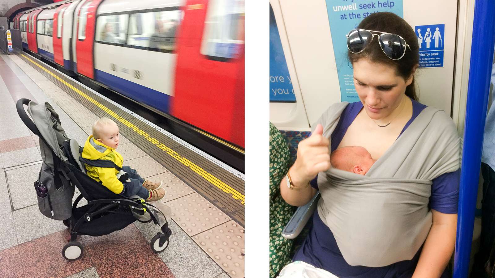 London's Tube with children