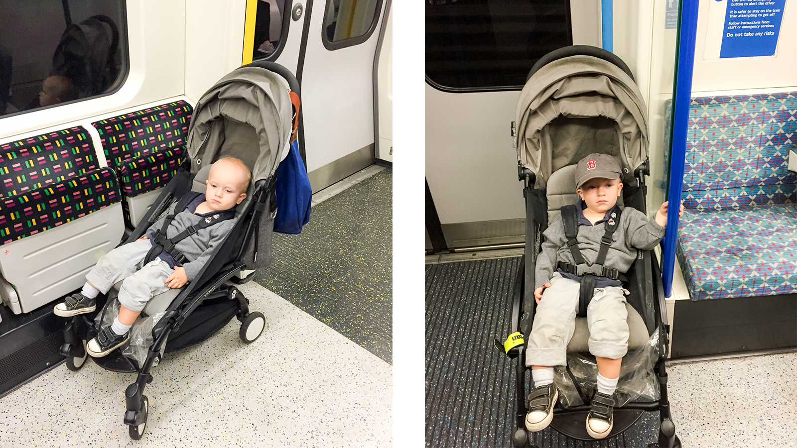 strollers on London's Tube
