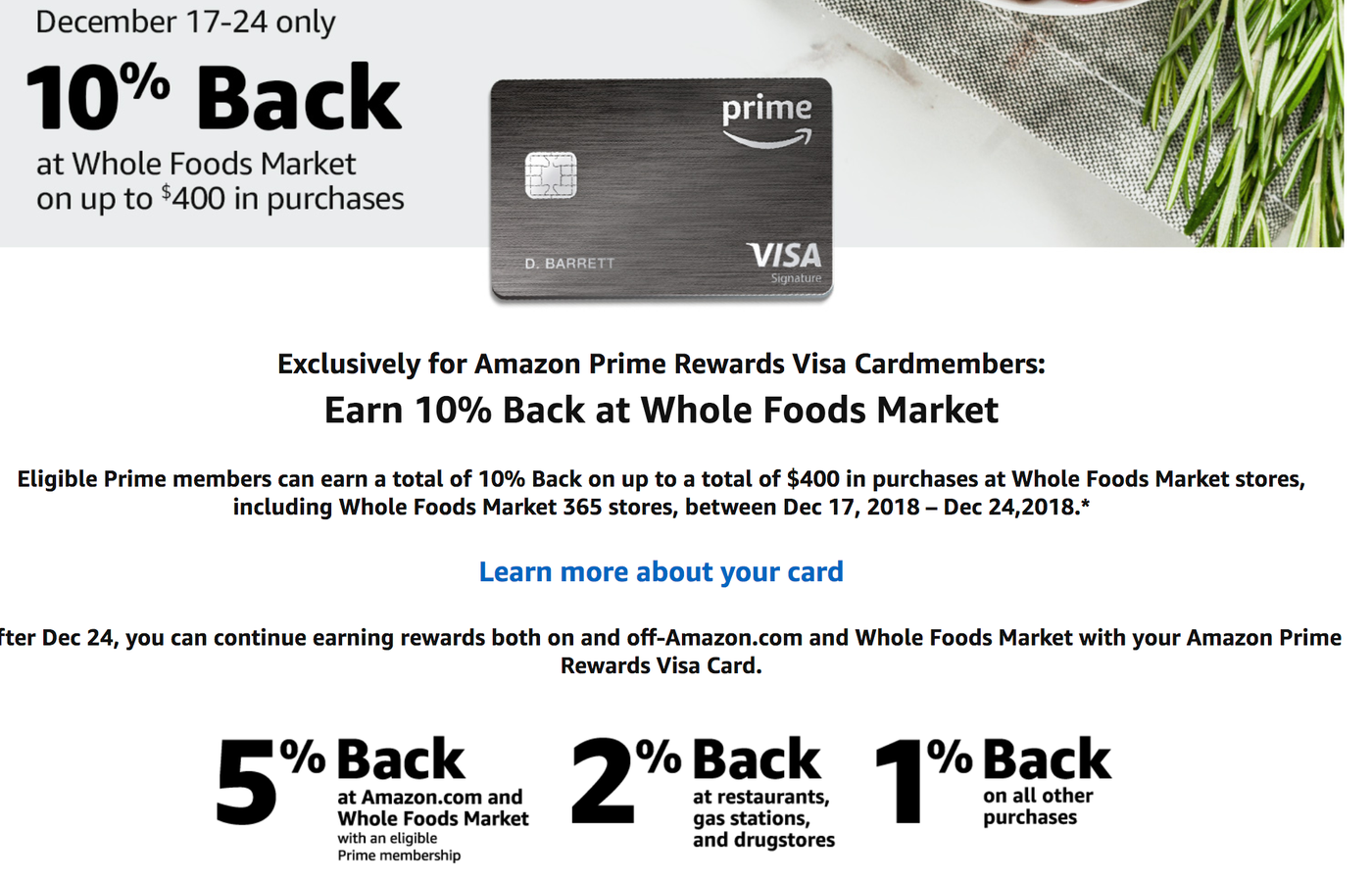 How to Earn 10 Back at Whole Foods