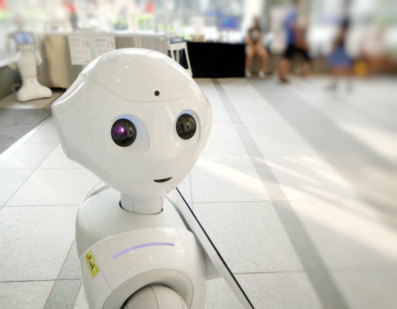 airport robot_photo by franck v via unsplash