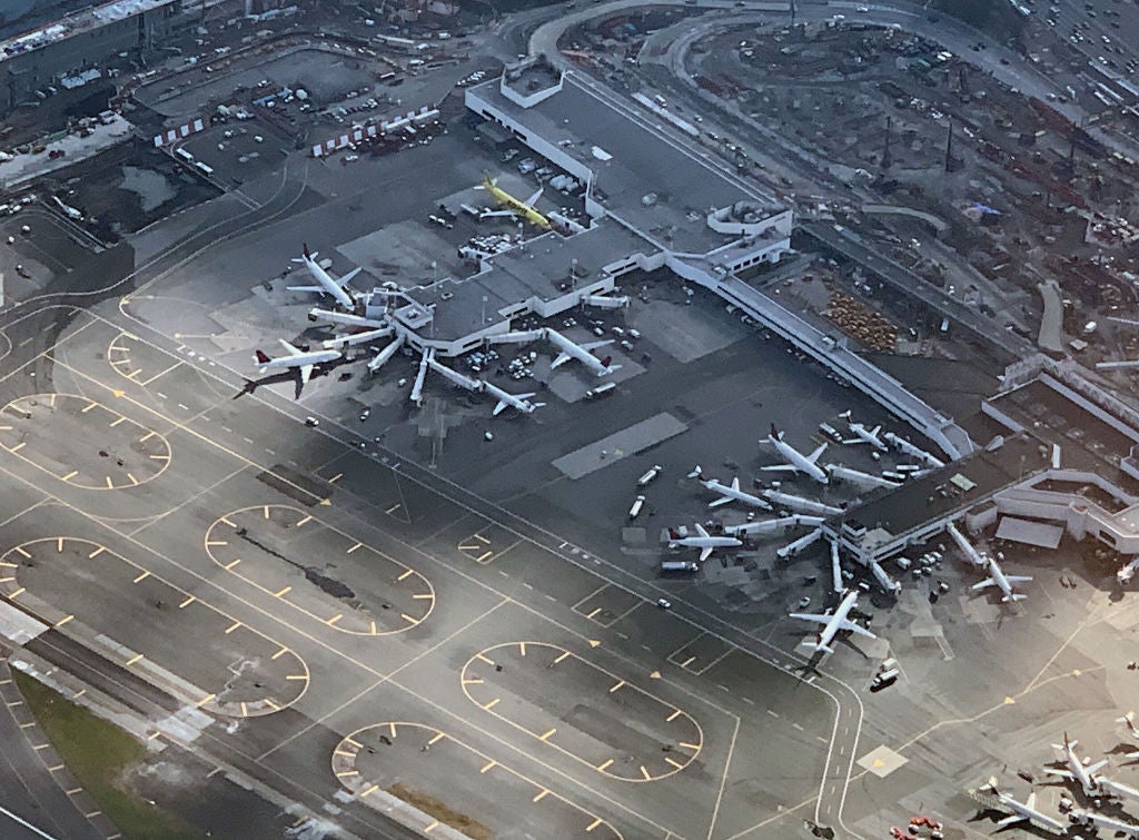 Aerial Views of the New York Area