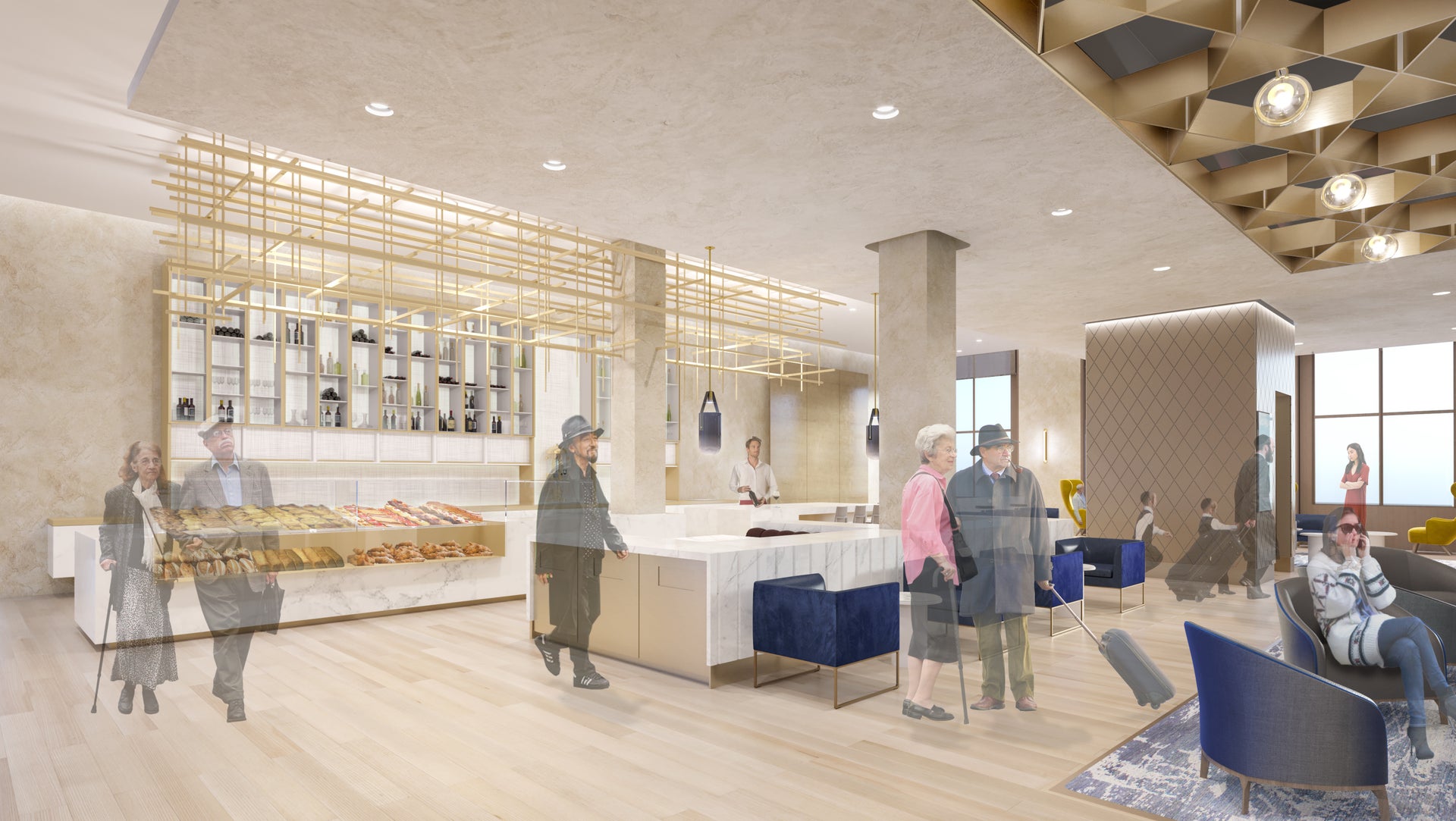 Amtrak Unveils Images of Upgraded Penn Station Lounge The Points Guy(03)