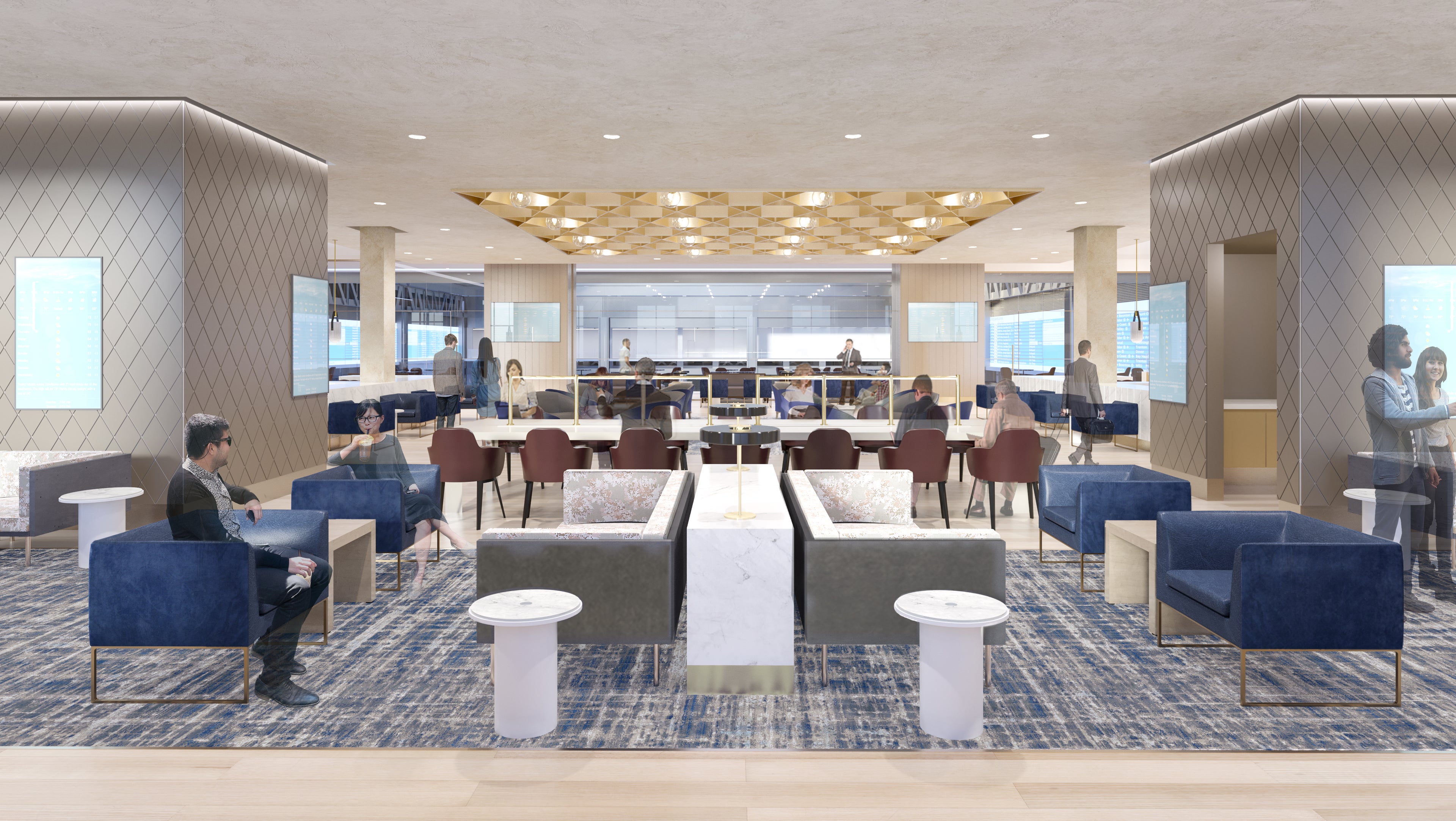 Amtrak Unveils Images of Upgraded Penn Station Lounge The Points Guy