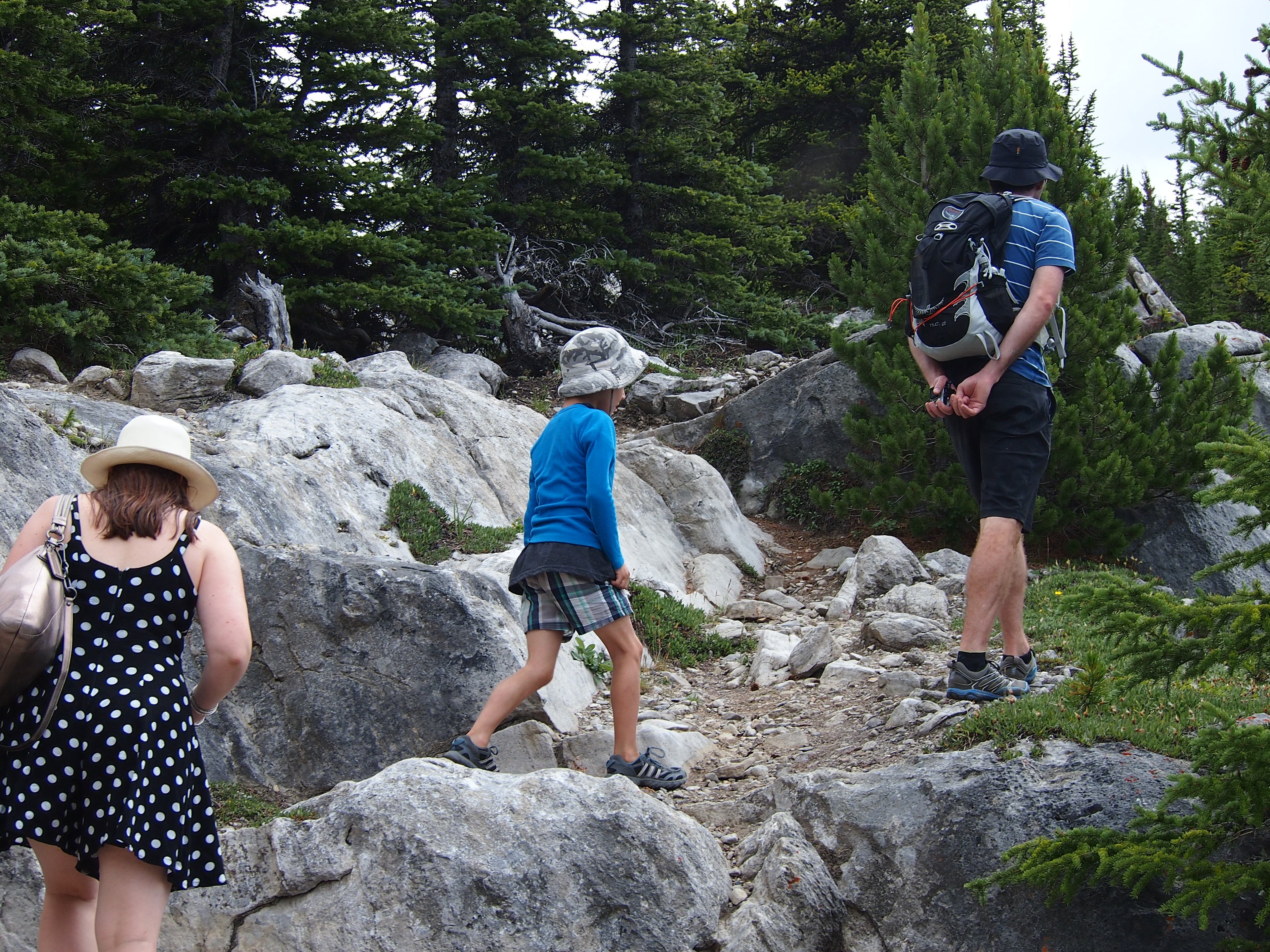 family trip banff