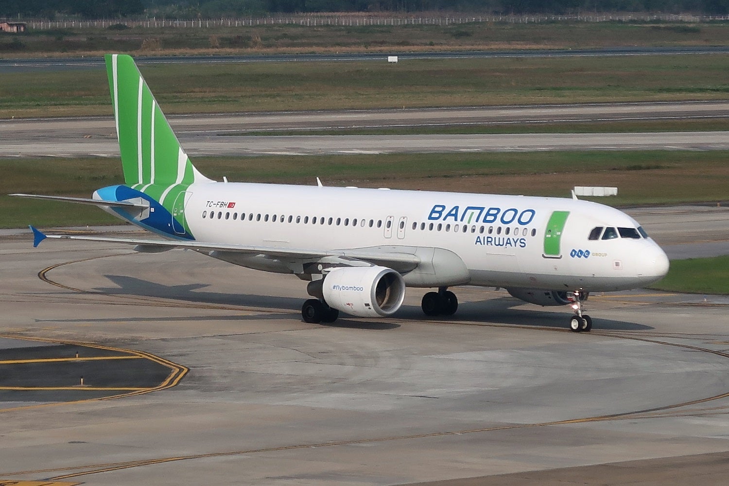 Bamboo Airways A320 TC-FBH wet lease at HAN Hanoi