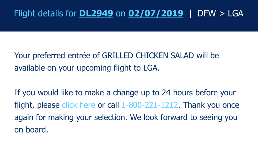 We Tried Delta S First Class Meal Pre Selection — Here S How It Works The Points Guy