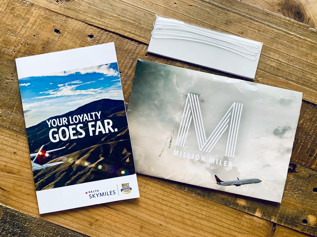 Delta Now Sending Brag Tags to Million Milers — Here's What They Look Like The Points Guy
