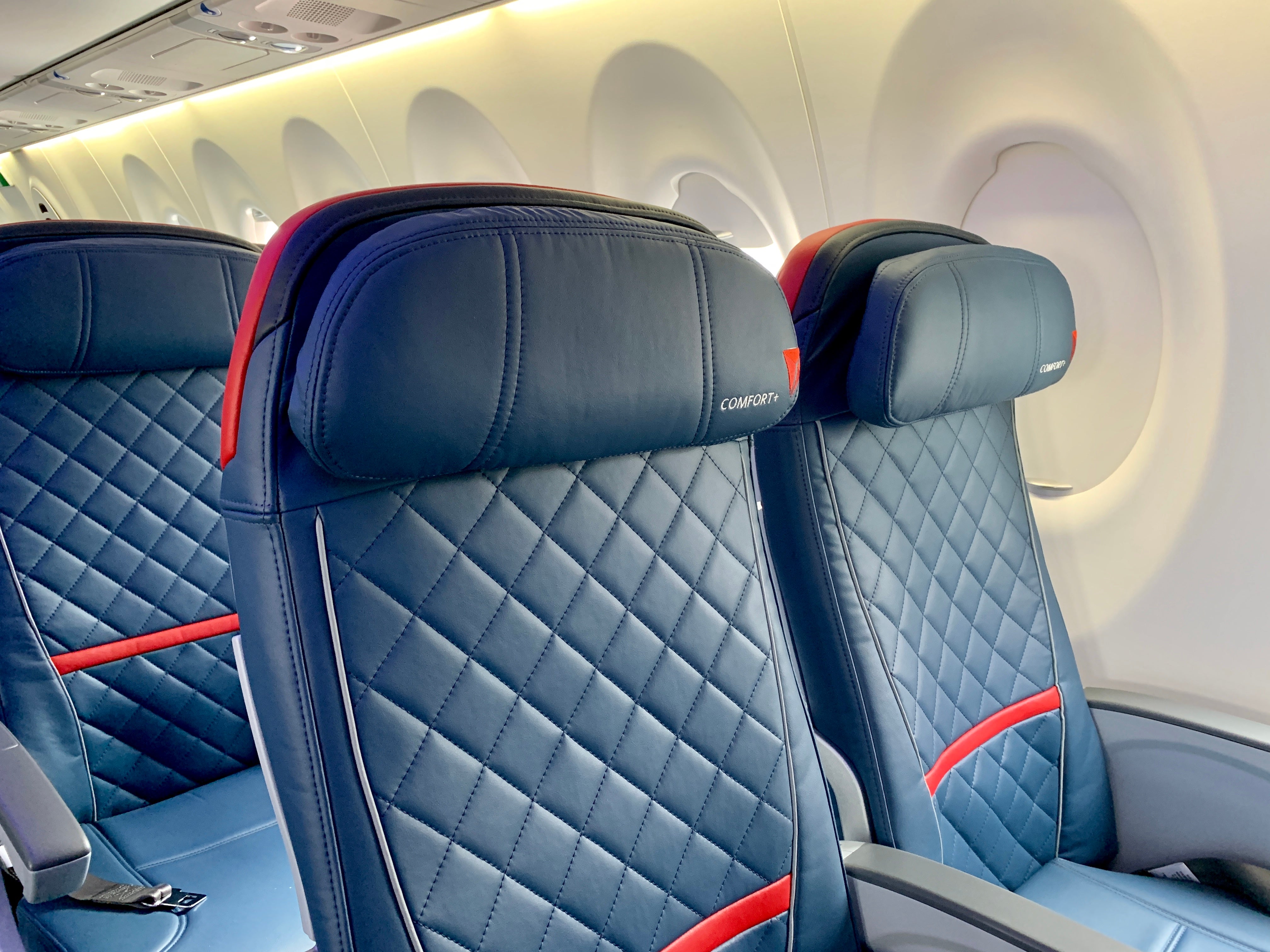 Review of Comfort+ on Delta's Airbus A220, New York to Dallas - The Points  Guy