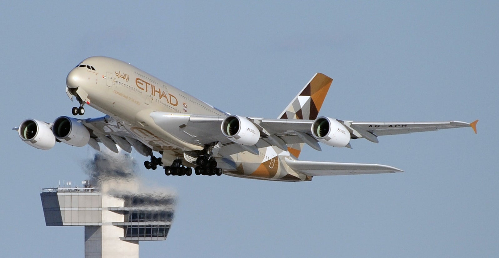 Etihad A380 JFK